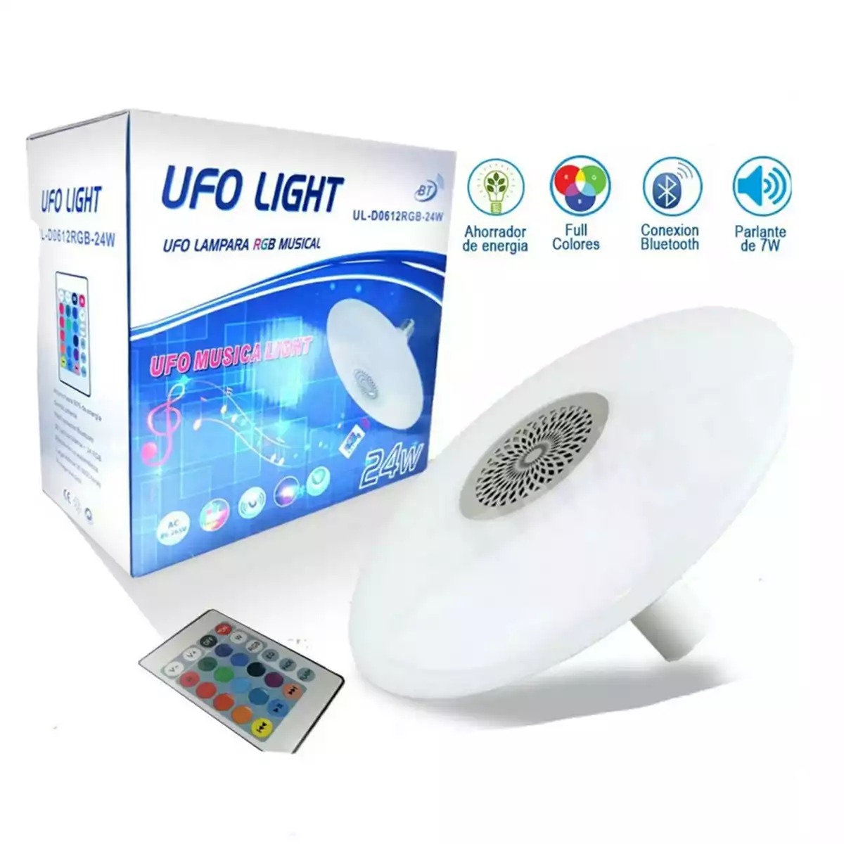 Bombillo Lampara Musical Parlante Blueto